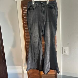Judy Blue Super Flare Jeans Size 18 Grey